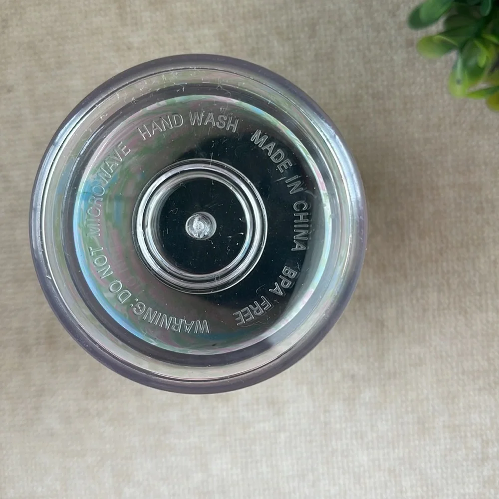 Lilly Pulitzer “M” travel tumbler 7”
